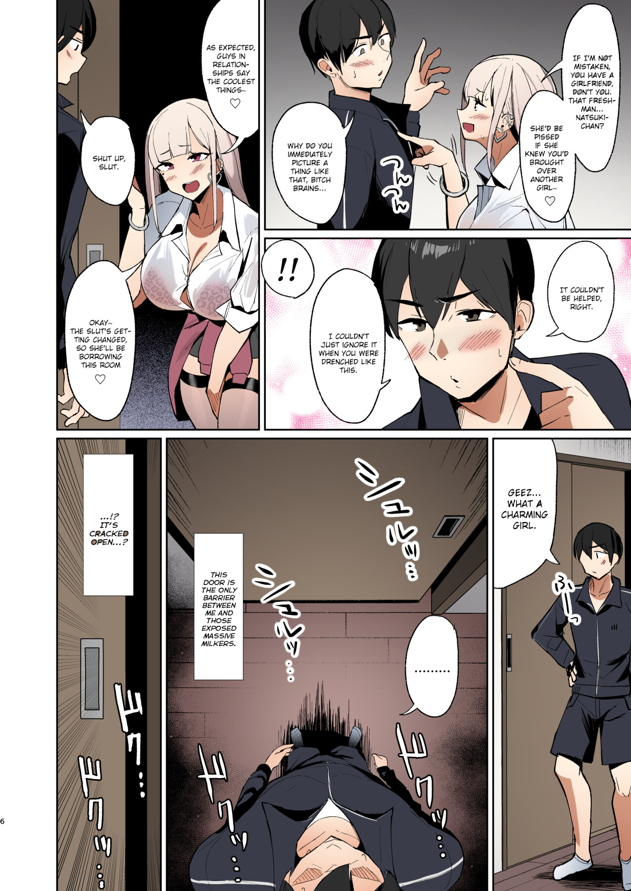Hentai Manga Comic-Cheating and Mating with a High School Gyaru while Sheltering from the Rain (Color)-Read-5